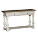 Morgan Creek Sofa Table in Antique White - Furniture 4 Less (Jacksonville, NC)