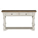 Morgan Creek Sofa Table in Antique White - Furniture 4 Less (Jacksonville, NC)