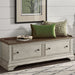Morgan Creek Storage Hall Bench in Antique White image