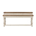 Morgan Creek Console Bar Table in Antique White - Furniture 4 Less (Jacksonville, NC)