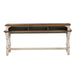 Morgan Creek Console Bar Table in Antique White - Furniture 4 Less (Jacksonville, NC)