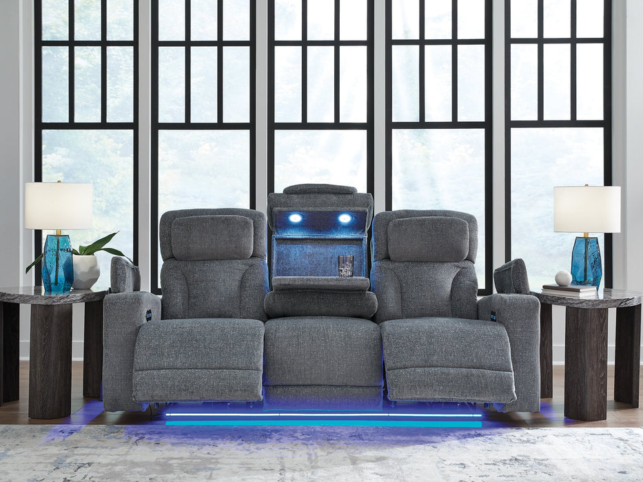 Studio Cave Power Reclining Sofa - Furniture 4 Less (Jacksonville, NC)