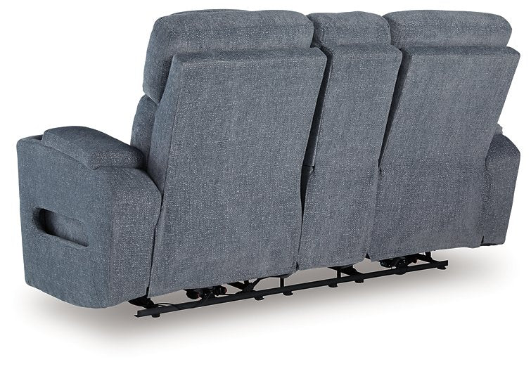 Studio Cave Power Reclining Loveseat with Console - Furniture 4 Less (Jacksonville, NC)