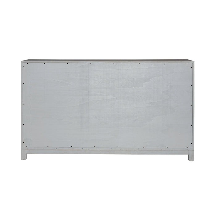 Liberty Furniture Palmetto Heights Accent Buffet in Shell White & Driftwood EST SHIP TIME APPX 4 WEEKS