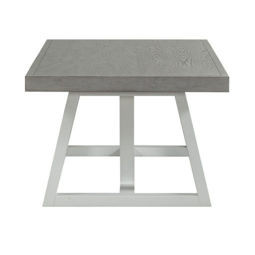 Liberty Furniture Palmetto Heights Rectangular Cocktail Table in Shell White & Driftwood - Furniture 4 Less (Jacksonville, NC)