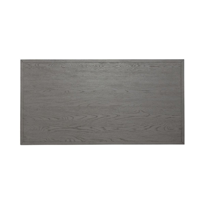 Liberty Furniture Palmetto Heights Rectangular Cocktail Table in Shell White & Driftwood - Furniture 4 Less (Jacksonville, NC)