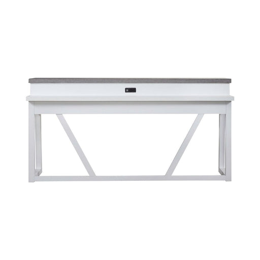 Liberty Furniture Palmetto Heights Console Bar Table in Shell White & Driftwood - Furniture 4 Less (Jacksonville, NC)