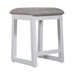 Liberty Furniture Palmetto Heights Upholstered Swivel Stool in Shell White & Driftwood - Furniture 4 Less (Jacksonville, NC)