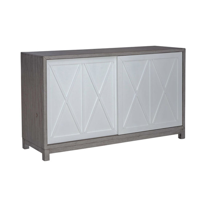 Liberty Furniture Palmetto Heights Server in Two-Tone - Furniture 4 Less (Jacksonville, NC)