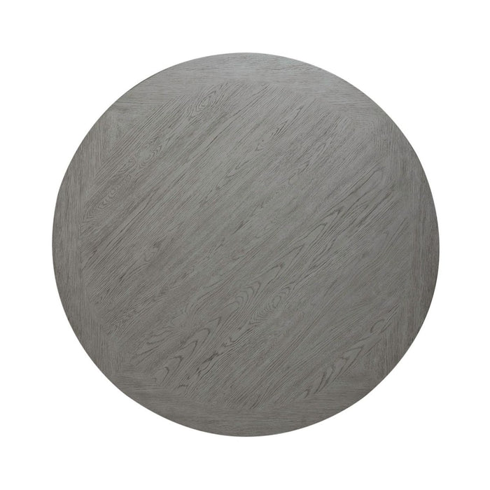 Liberty Furniture Palmetto Heights Round Pedestal Table in Two-Tone - Furniture 4 Less (Jacksonville, NC)