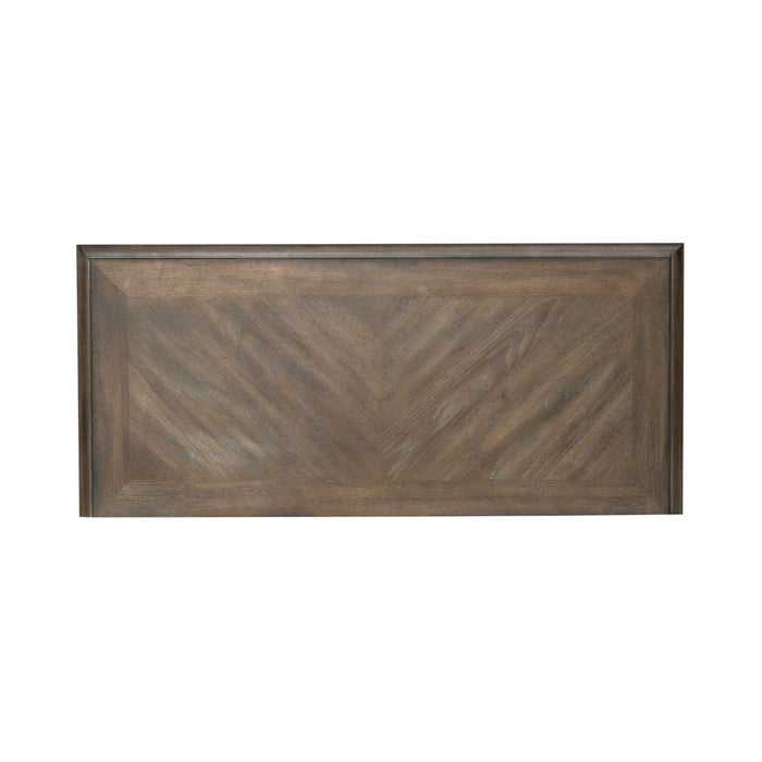 Carlisle Court 5 Drawer Chest in Chestnut with Dusty Wax - Furniture 4 Less (Jacksonville, NC)