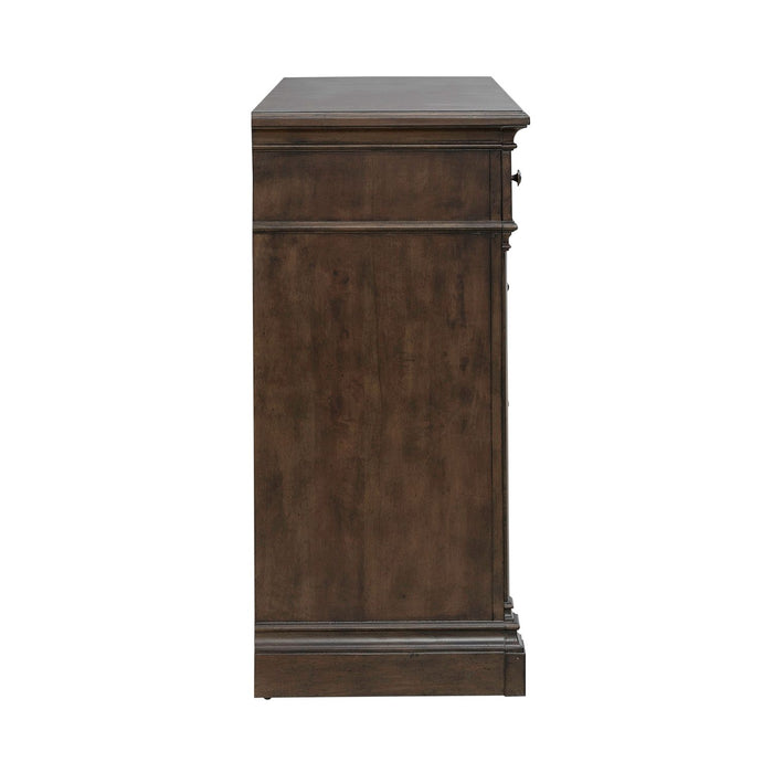 Arden Road 8 Drawer Dresser in Satin Cherry - Furniture 4 Less (Jacksonville, NC)
