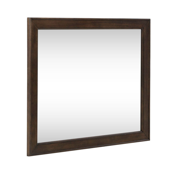 Arden Road Landscape Mirror in Satin Cherry - Furniture 4 Less (Jacksonville, NC)