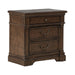 Arden Road Nightstand with Charging Station in Satin Cherry - Furniture 4 Less (Jacksonville, NC)