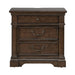 Arden Road Nightstand with Charging Station in Satin Cherry - Furniture 4 Less (Jacksonville, NC)