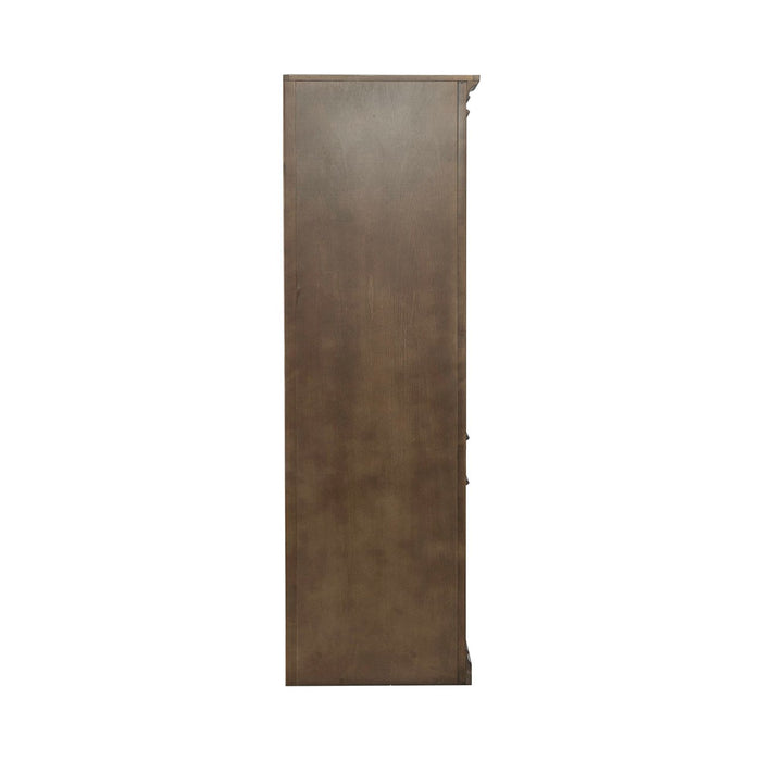 Arden Road Corner Cabinet in Satin Cherry - Furniture 4 Less (Jacksonville, NC)