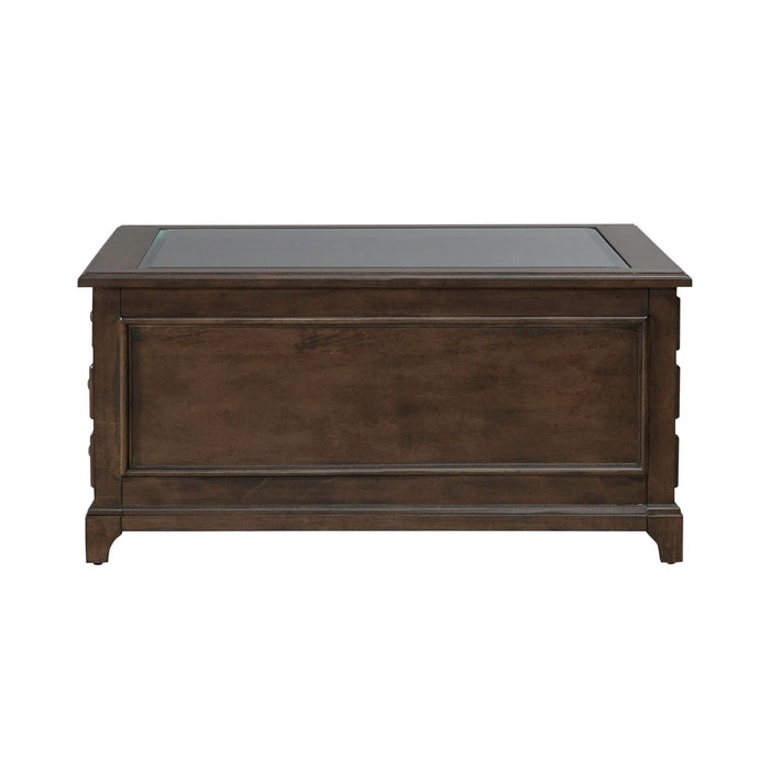 Arden Road Square Collector Cocktail Table in Satin Cherry - Furniture 4 Less (Jacksonville, NC)