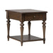 Arden Road Drawer End Table in Satin Cherry - Furniture 4 Less (Jacksonville, NC)