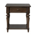 Arden Road Drawer End Table in Satin Cherry - Furniture 4 Less (Jacksonville, NC)
