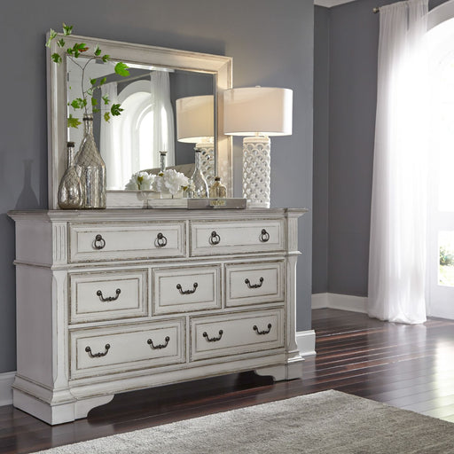 Abbey Park King California Sleigh Bed, Dresser & Mirror, Chest - Furniture 4 Less (Jacksonville, NC)