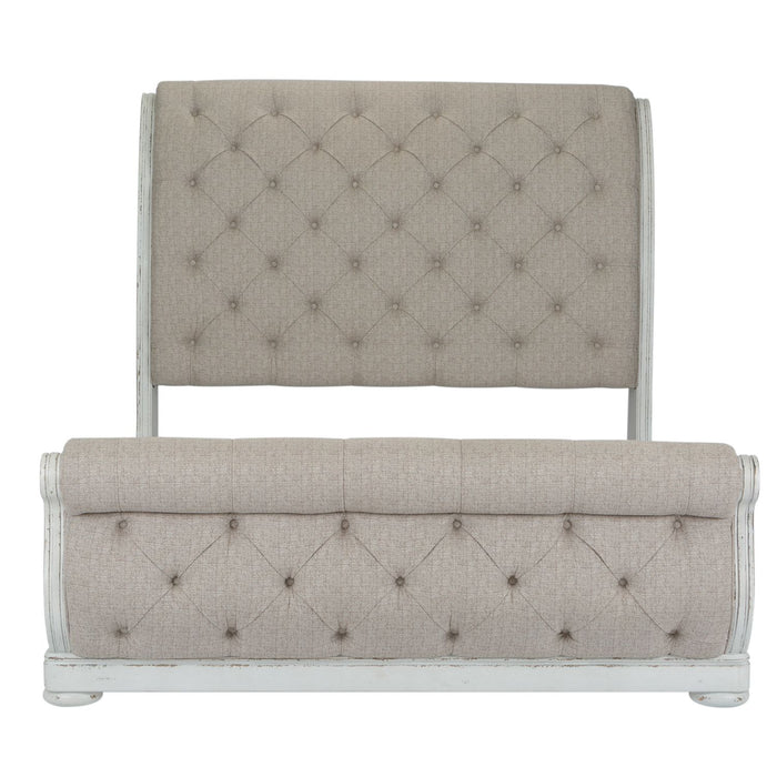 Abbey Park King California Sleigh Bed, Dresser & Mirror, Chest, Night Stand - Furniture 4 Less (Jacksonville, NC)