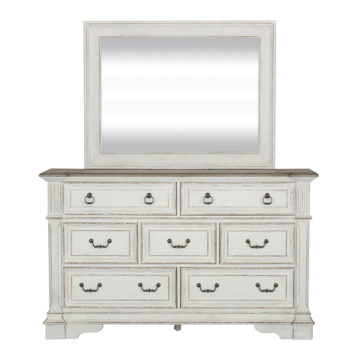 Abbey Park King California Sleigh Bed, Dresser & Mirror, Night Stand - Furniture 4 Less (Jacksonville, NC)