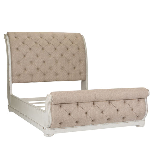 Abbey Park King Uph Sleigh Bed, Dresser & Mirror, Chest, Night Stand - Furniture 4 Less (Jacksonville, NC)