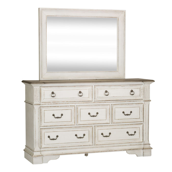 Abbey Park Queen Panel Bed, Dresser & Mirror, Chest - Furniture 4 Less (Jacksonville, NC)