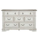 Abbey Park Drawer Dresser in Antique White - Furniture 4 Less (Jacksonville, NC)
