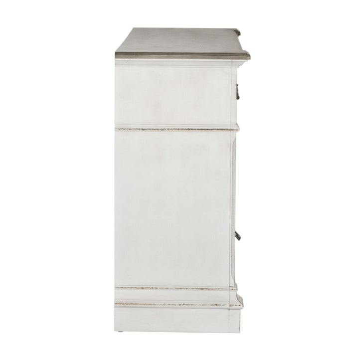 Abbey Park Drawer Dresser in Antique White - Furniture 4 Less (Jacksonville, NC)