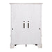 Abbey Park Mirrored Door Chest in Antique White - Furniture 4 Less (Jacksonville, NC)