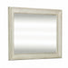 Abbey Park Mirror in Antique White - Furniture 4 Less (Jacksonville, NC)