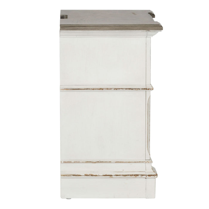 Abbey Park Drawer Nightstand in Antique White - Furniture 4 Less (Jacksonville, NC)