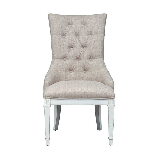 Liberty Furniture Abbey Park Hostess Chair in Antique White (Set of 2) - Furniture 4 Less (Jacksonville, NC)