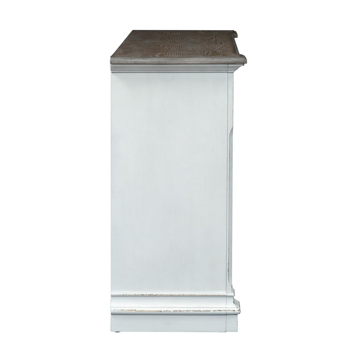 Abbey Park Buffet in Antique White - Furniture 4 Less (Jacksonville, NC)