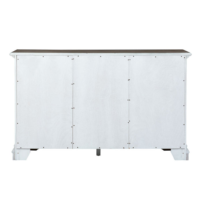 Abbey Park Buffet in Antique White - Furniture 4 Less (Jacksonville, NC)