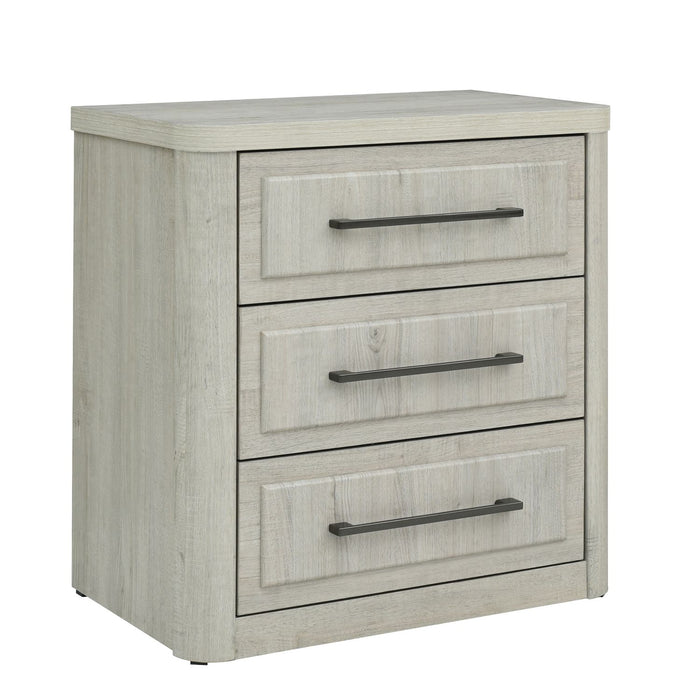 Modern Play Nightstand w/ Charging Station - Furniture 4 Less (Jacksonville, NC)