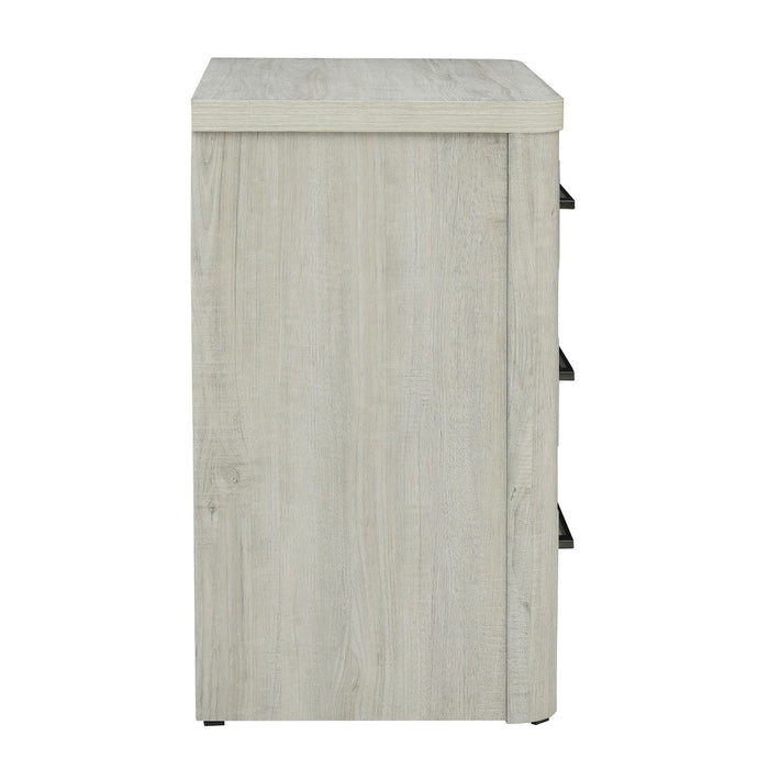 Modern Play Nightstand w/ Charging Station - Furniture 4 Less (Jacksonville, NC)