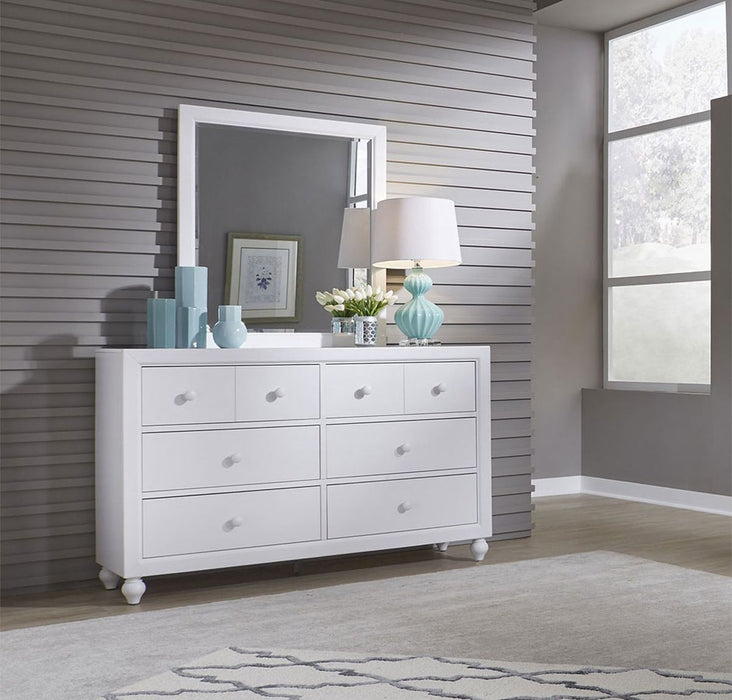 Liberty Furniture Cottage View Drawer Dresser in White - Furniture 4 Less (Jacksonville, NC)