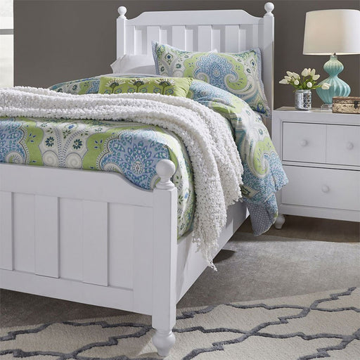 Liberty Furniture Cottage View Twin Panel Bed in White - Furniture 4 Less (Jacksonville, NC)