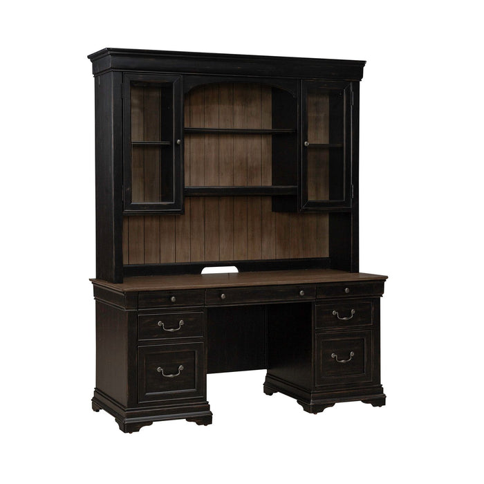 Meritage Credenza & Hutch - Furniture 4 Less (Jacksonville, NC)
