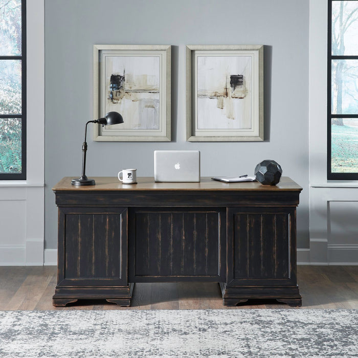 Meritage Jr Executive Desk - Furniture 4 Less (Jacksonville, NC)