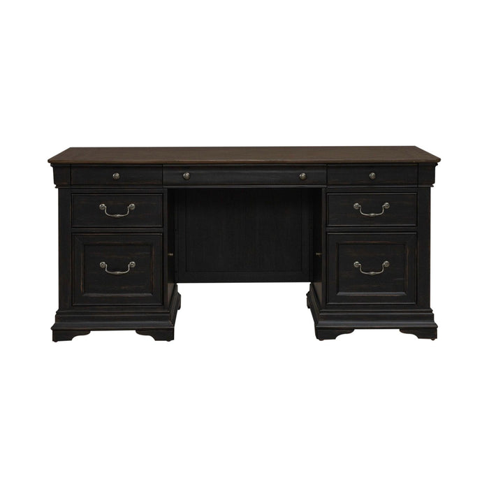 Meritage Jr Executive Desk - Furniture 4 Less (Jacksonville, NC)