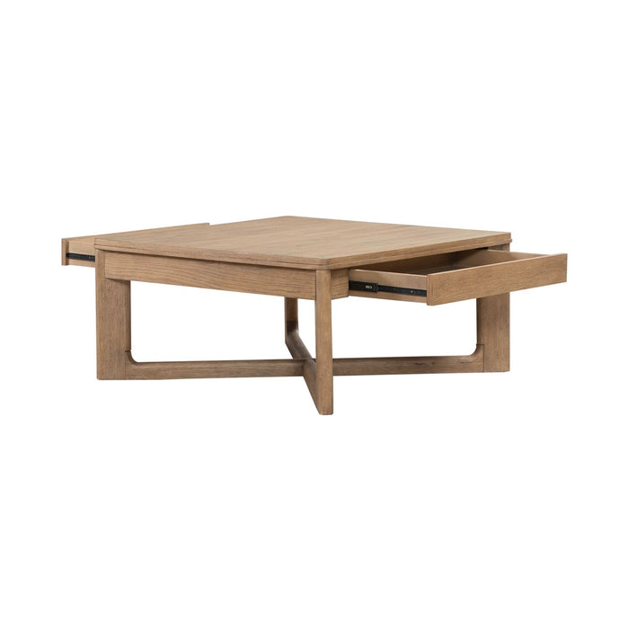 Ballentine Square Cocktail Table - Furniture 4 Less (Jacksonville, NC)
