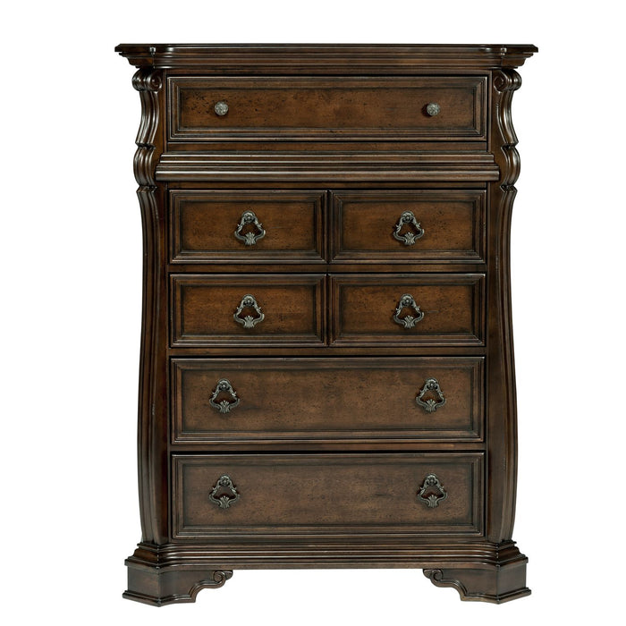 Arbor Place King Sleigh Bed, Dresser & Mirror, Chest, Night Stand - Furniture 4 Less (Jacksonville, NC)