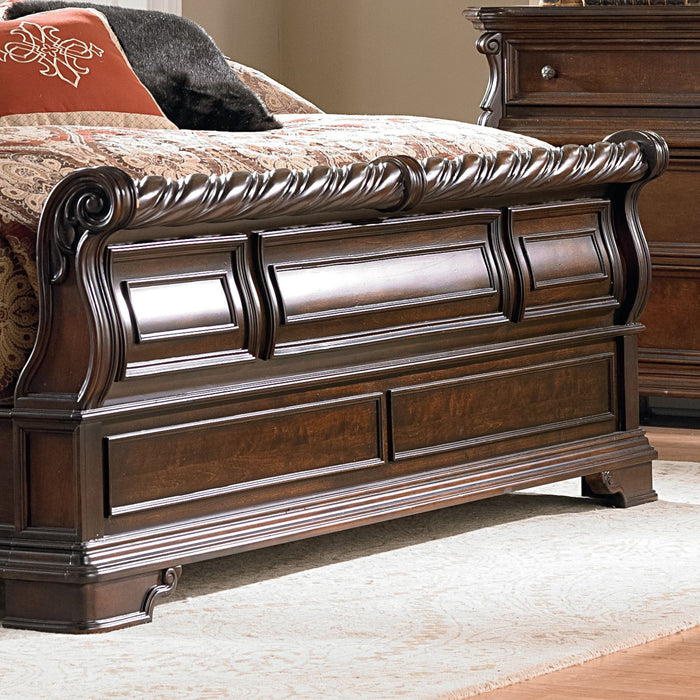 Arbor Place Queen Sleigh Bed - Furniture 4 Less (Jacksonville, NC)