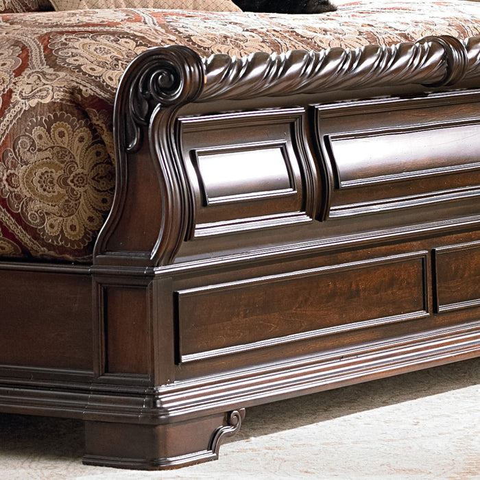 Arbor Place Queen Sleigh Bed - Furniture 4 Less (Jacksonville, NC)