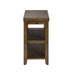 Mitchell Chairside Table in Brown - Furniture 4 Less (Jacksonville, NC)