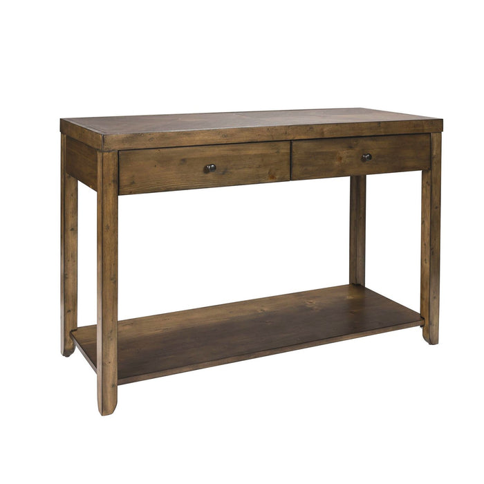 Mitchell Sofa Table in Brown - Furniture 4 Less (Jacksonville, NC)