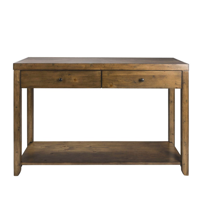 Mitchell Sofa Table in Brown - Furniture 4 Less (Jacksonville, NC)